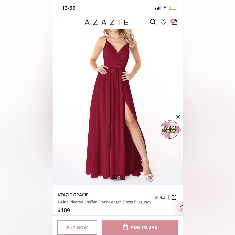 Black bridesmaid dress - Picture 4 of 5